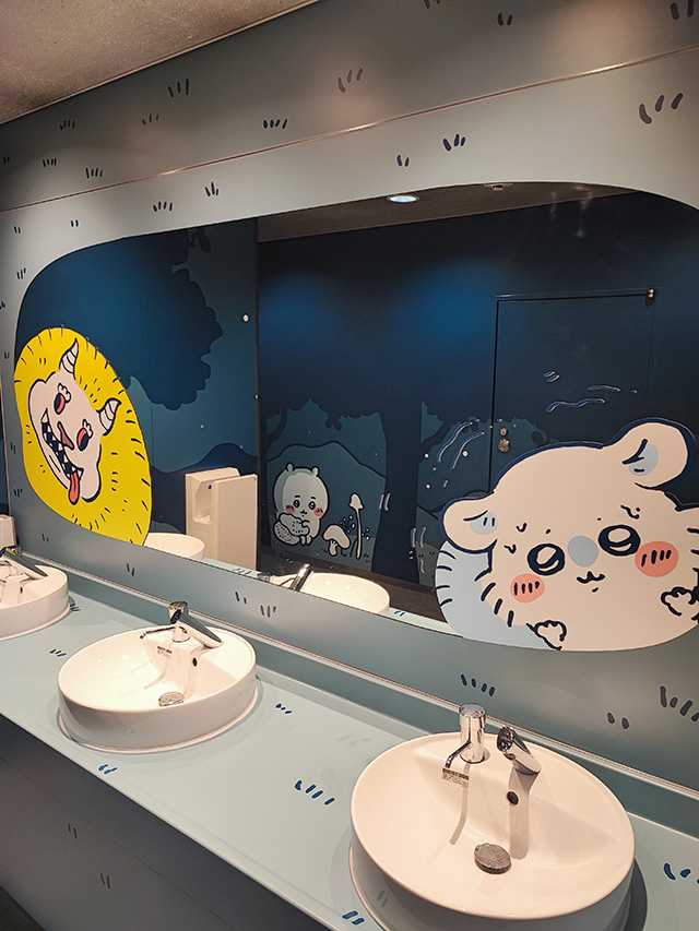 ちいかわパークのトイレ