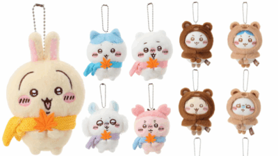 ちいかわ×MINISO　新商品です。ちいかわ　ぬいぐるみなど各種　かわいいですよ！