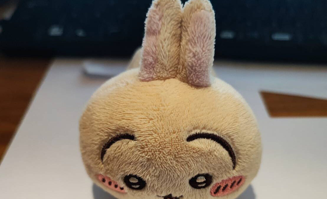 マスコットを綺麗にしました。ちいかわ　うさぎさん