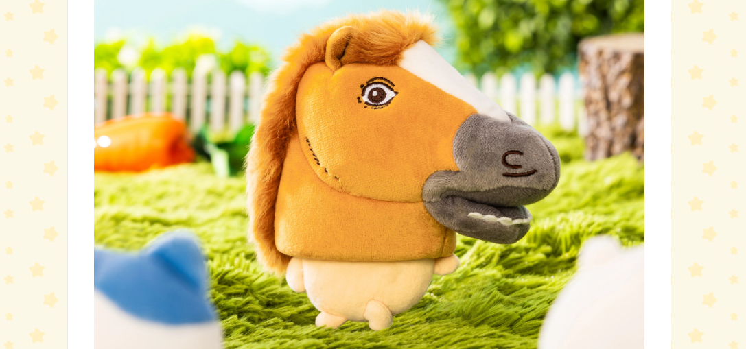 午年です。ちいかわ　馬を被ったうさぎマスコット登場