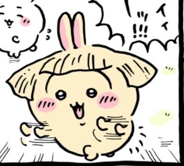 おかっぱ　うさぎ　ちいかわ