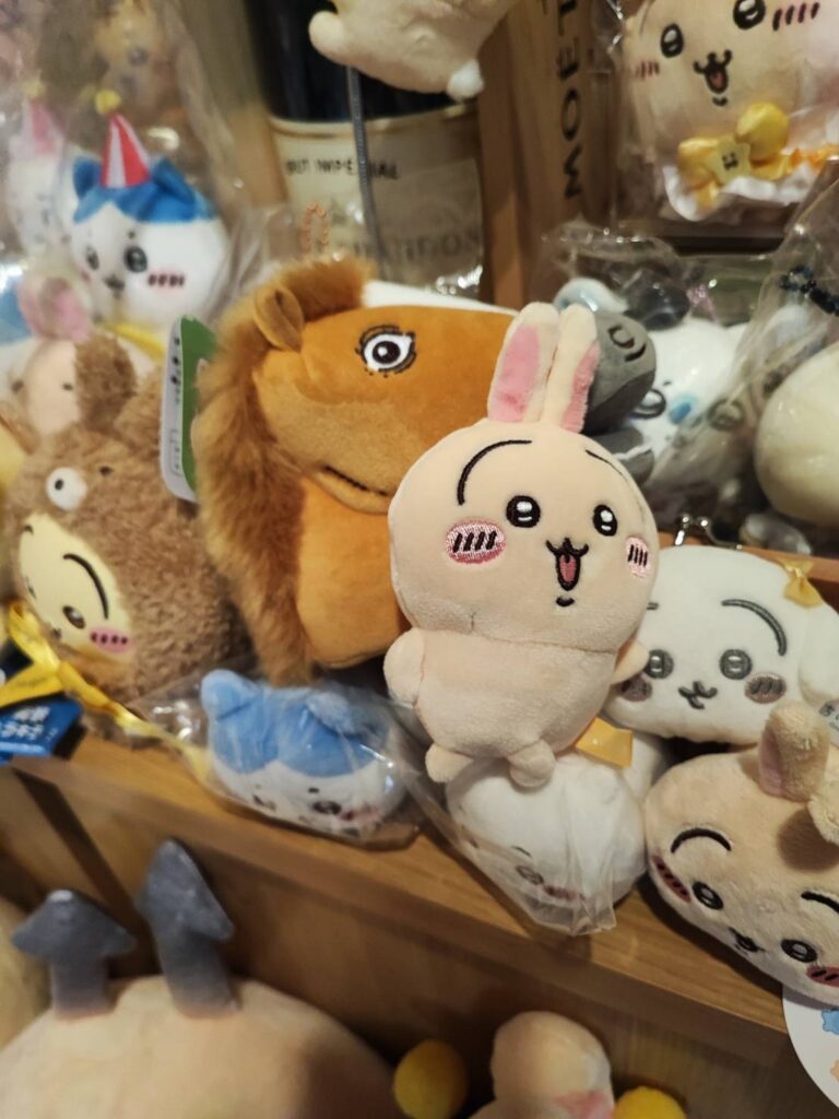 馬を被ったうさぎマスコット