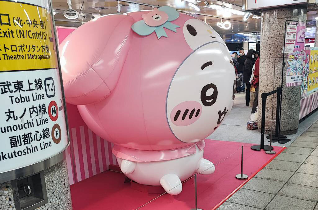 心が折れる戦い。ちいかわベイビーとサンリオコラボ　ポッアップ