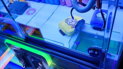 ゲーセンです。ちいかわ ポーチとポーチ？　ちょい苦戦