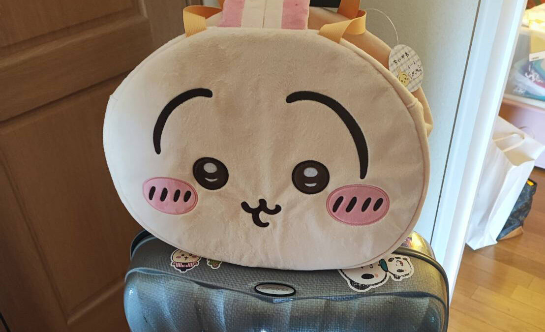 めちゃいいね！ちいかわ おかおBIGボストンバッグ②　うさぎ到着