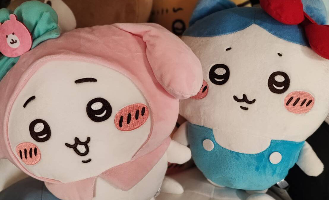 ちいかわ×サンリオキャラクターズ BIGぬいぐるみ①　ちいちゃんとハッチーが届きました。めちゃいいね