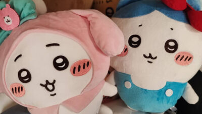 ちいかわ×サンリオキャラクターズ BIGぬいぐるみ①　ちいちゃんとハッチーが届きました。めちゃいいね