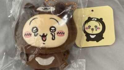 買って来てもらった！マレーグマを被ったうさぎマスコット