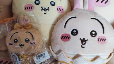 超まじかるちいかわ ぬいぐるみミラーとそろそろイースターなBIGぬいぐるみ　うさぎさん届いた